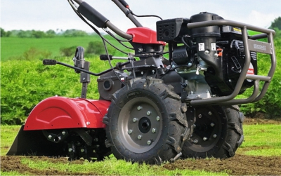 glebogryzarka w ogrodzie